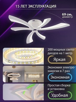 Потолочная люстра Natali Kovaltseva VIO LED LAMPS 81453 в Талице - talica.ok-mebel.com | фото 5