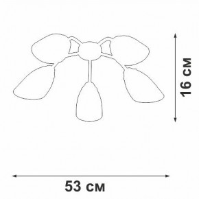 Потолочная люстра Vitaluce V31950 V31950/5PL в Талице - talica.ok-mebel.com | фото 3