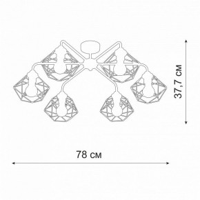 Потолочная люстра Vitaluce V42580 V42580-0/6PL в Талице - talica.ok-mebel.com | фото 2