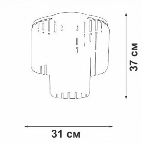 Потолочная люстра Vitaluce V5153 V5153-1/4PL в Талице - talica.ok-mebel.com | фото 4
