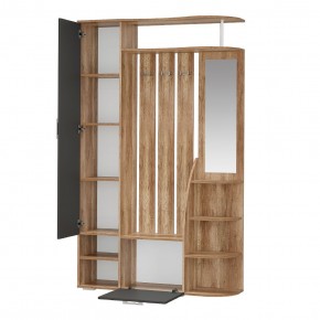 Прихожая Агата ПР-03 (дуб каньон/графит) в Талице - talica.ok-mebel.com | фото 2