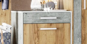 Прихожая Кензо (крафт/бетон) вешалка+шкаф в Талице - talica.ok-mebel.com | фото 5
