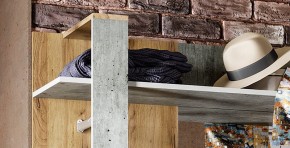 Прихожая Кензо (крафт/бетон) вешалка+шкаф в Талице - talica.ok-mebel.com | фото 6