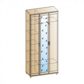 Прихожая Мелисса композиция 2 (Ясень Асахи) в Талице - talica.ok-mebel.com | фото 2