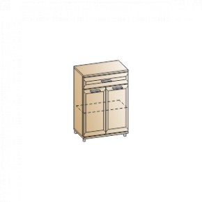 Прихожая Мелисса композиция 7 (Ясень Асахи) в Талице - talica.ok-mebel.com | фото 3