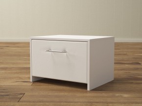 PROxSON Тумба Varna (ЛДСП Белая+экокожа Белый/Белый) 51x40 в Талице - talica.ok-mebel.com | фото
