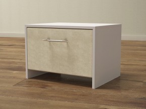 PROxSON Тумба Varna (ЛДСП Белая+ткань Белый/Savana Milk (молочный)) 51x40 в Талице - talica.ok-mebel.com | фото