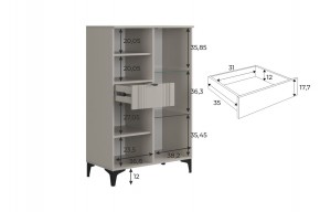 РИЧ Комод 2 в Талице - talica.ok-mebel.com | фото 3