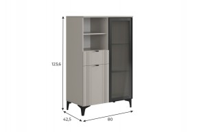 РИЧ Комод 2 со стеклом в Талице - talica.ok-mebel.com | фото 2