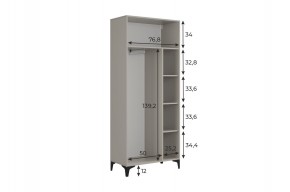 РИЧ Шкаф двухдверный в Талице - talica.ok-mebel.com | фото 3