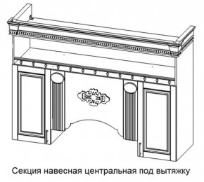 Секция навесная центральная под вытяжку "Верона" (1700) в Талице - talica.ok-mebel.com | фото