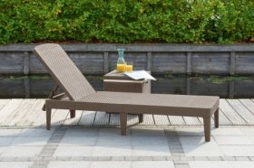 Шезлонг Джайпур (Jaipur Sun lounger) капучино в Талице - talica.ok-mebel.com | фото 2