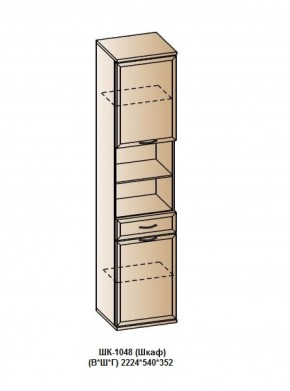 ШК-1048 (Шкаф) в Талице - talica.ok-mebel.com | фото