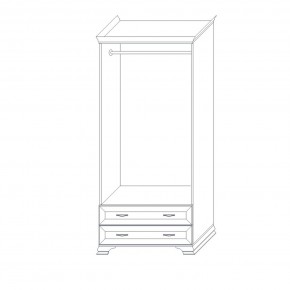 Шкаф 2-х дверный (корпус) Сиена в Талице - talica.ok-mebel.com | фото 6