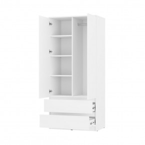 Шкаф 2-х створчатый Симпл ШК-03 (белый) в Талице - talica.ok-mebel.com | фото 2