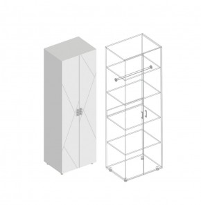 Шкаф 2-ств. с полками "Сандра" (Копия) в Талице - talica.ok-mebel.com | фото