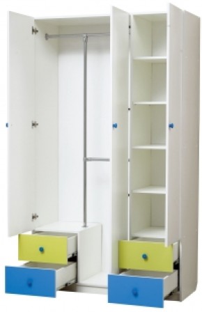 Шкаф 3-х дверный с ящиками и зеркалом Радуга (1200) в Талице - talica.ok-mebel.com | фото 2