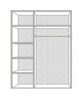 Шкаф 3-х дверный с зеркалами (01.143) Роза (беж) в Талице - talica.ok-mebel.com | фото 2