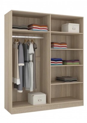 Шкаф 4-х створчатый Леси + Зеркало в Талице - talica.ok-mebel.com | фото 4