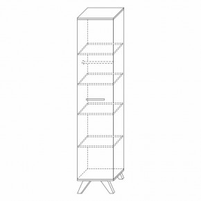 Шкаф 400 Вега Скандинавия в Талице - talica.ok-mebel.com | фото 6