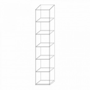 Шкаф 450 с зеркальным фасадом Марсель в Талице - talica.ok-mebel.com | фото 10