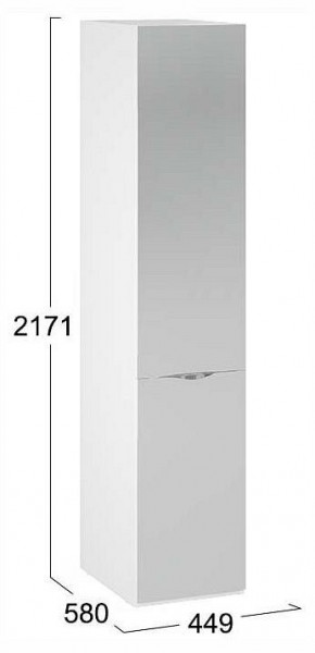 Шкаф для белья Глосс СМ-319.07.002 в Талице - talica.ok-mebel.com | фото 4