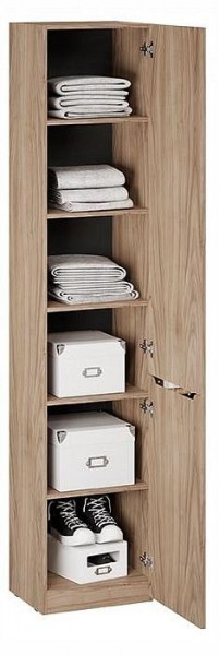 Шкаф для белья Глосс СМ-319.07.012 в Талице - talica.ok-mebel.com | фото 2