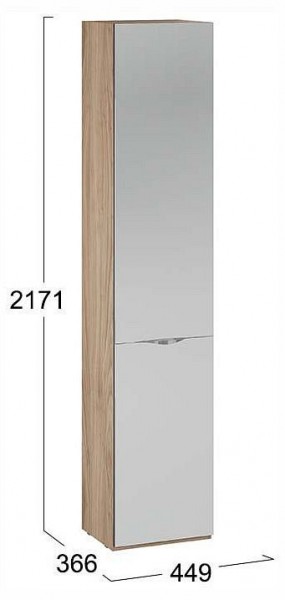 Шкаф для белья Глосс СМ-319.07.012 в Талице - talica.ok-mebel.com | фото 4