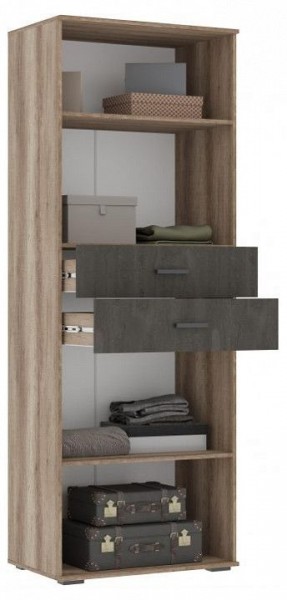 Шкаф для белья Паркинс в Талице - talica.ok-mebel.com | фото 2