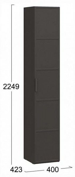 Шкаф для белья Стелла Исп.2 в Талице - talica.ok-mebel.com | фото 4