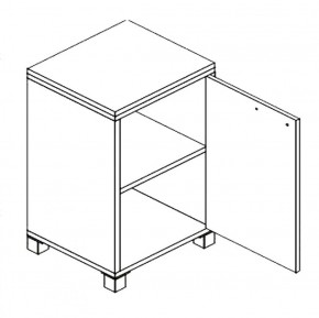 Шкаф для документов "Лауреат" (левый/правый) Л.Ш-1 в Талице - talica.ok-mebel.com | фото 2