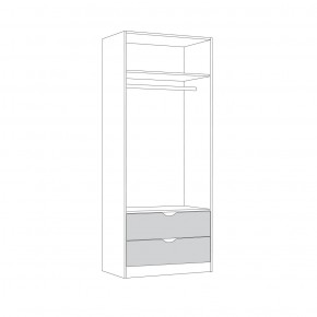 Шкаф для одежды 13.327 Уна в Талице - talica.ok-mebel.com | фото 3