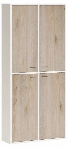 Шкаф книжный Домино СУ(ш2в2)+4ФГ в Талице - talica.ok-mebel.com | фото