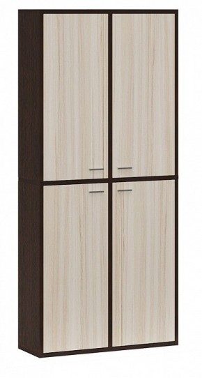 Шкаф книжный Домино СУ(ш2в2)+4ФГ в Талице - talica.ok-mebel.com | фото