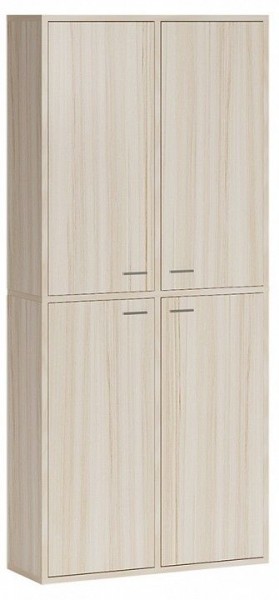Шкаф книжный Домино СУ(ш2в2)+4ФГ в Талице - talica.ok-mebel.com | фото