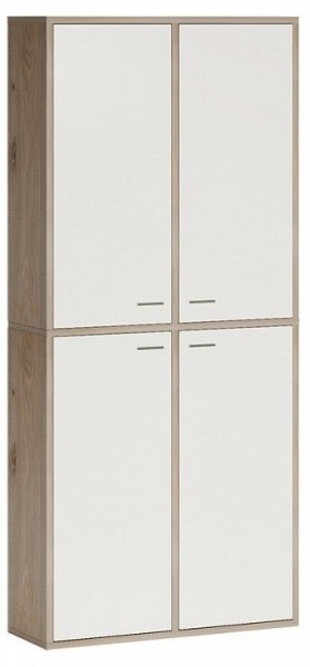 Шкаф книжный Домино СУ(ш2в2)+4ФГ в Талице - talica.ok-mebel.com | фото