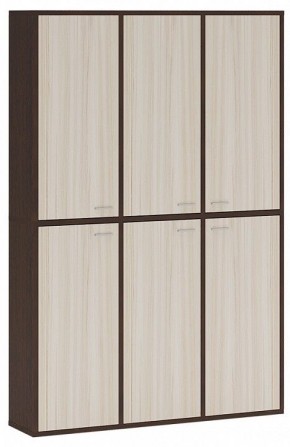 Шкаф книжный Домино СУ(ш3в2)+6ФГ в Талице - talica.ok-mebel.com | фото