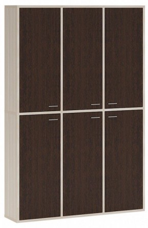 Шкаф книжный Домино СУ(ш3в2)+6ФГ в Талице - talica.ok-mebel.com | фото