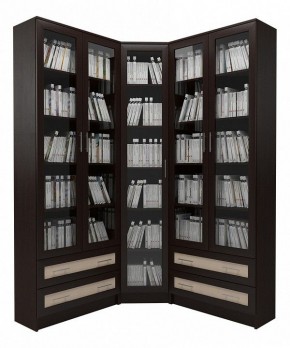 Шкаф книжный Мебелайн-39 в Талице - talica.ok-mebel.com | фото