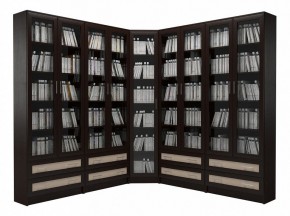 Шкаф книжный Мебелайн-41 в Талице - talica.ok-mebel.com | фото