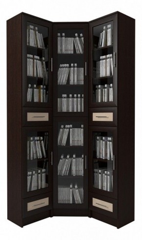 Шкаф книжный Мебелайн-46 в Талице - talica.ok-mebel.com | фото