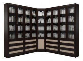 Шкаф книжный Мебелайн-57 в Талице - talica.ok-mebel.com | фото