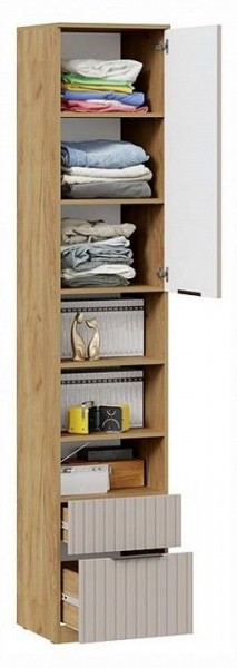 Шкаф комбинированный Хилтон Исп. 2 в Талице - talica.ok-mebel.com | фото 3