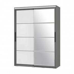 Шкаф-купе Крафт-6 1.6 м ШКК-06 (графит) в Талице - talica.ok-mebel.com | фото 3