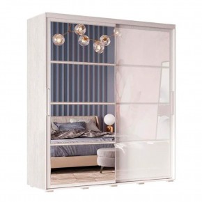 Шкаф-купе Крафт-6 1.6 м ШКК-06 (ясень белый) в Талице - talica.ok-mebel.com | фото 3