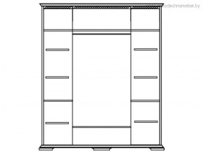 Шкаф Лика (ММ 137-01/04Б) без зеркал в Талице - talica.ok-mebel.com | фото 2