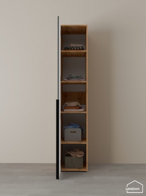 Шкаф Linnea MHR-1-2 2050х400х510 (ДВ-М 11.1.25) в Талице - talica.ok-mebel.com | фото 4