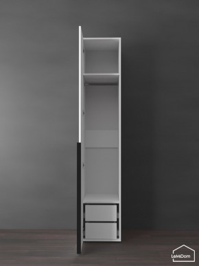 Шкаф Linnea MHR-1-3 2050х400х510 (Белый-М 11.1.1) в Талице - talica.ok-mebel.com | фото 6