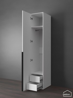 Шкаф Linnea MHR-1-3 2050х400х510 (Белый-М 11.1.1) в Талице - talica.ok-mebel.com | фото 7
