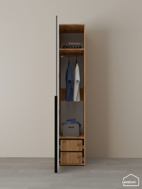 Шкаф Linnea MHR-1-3 2050х400х510 (ДВ-М 11.1.25) в Талице - talica.ok-mebel.com | фото 5